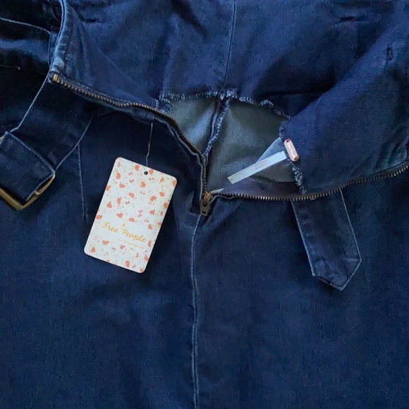 Free People Livin’ It Up Denim Skirt - Picture 6 of 10